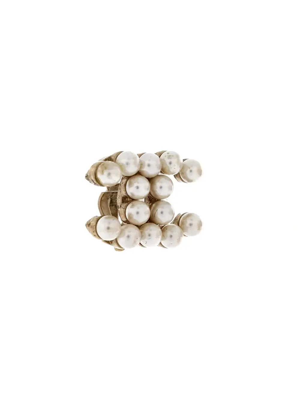 Chanel Cc Clip-On Earrings Metal And #277242C65B
